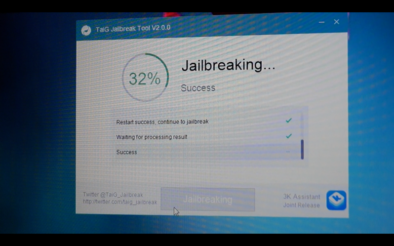 TaiG iOS 8.3 jailbreak 5