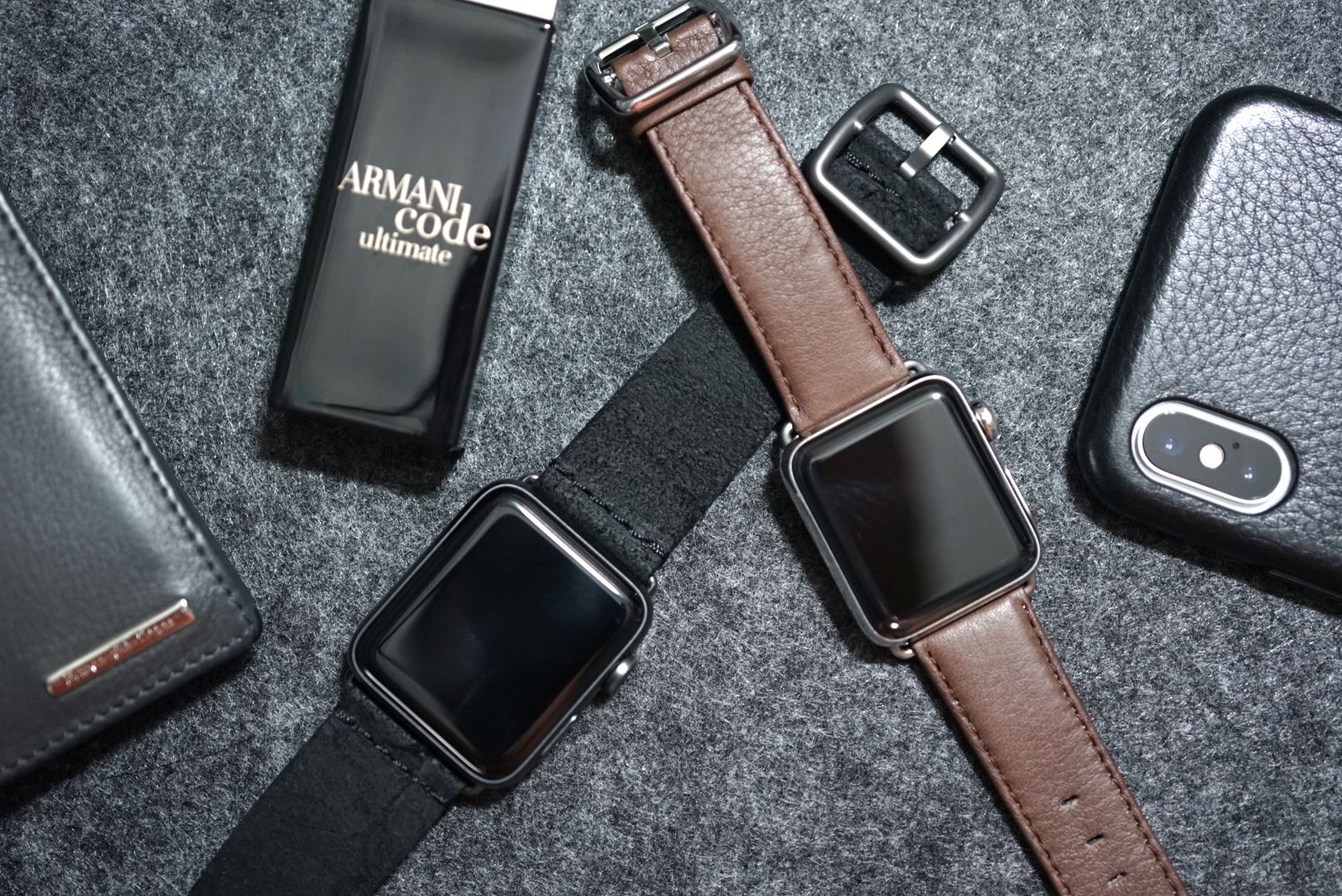 Meridio Leather Apple Watch Bands 
